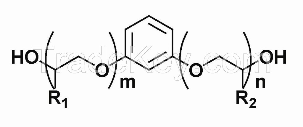 Resorcinol bis(2â€hydroxyethyl) ether (HER)