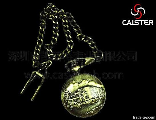 Luxury pocket watches is made of Zinc Ally, OEM and ODM is welcome.