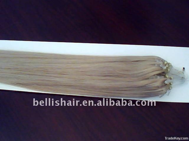 2011 hotsale micro loop remy hair extension silky straight wholesale