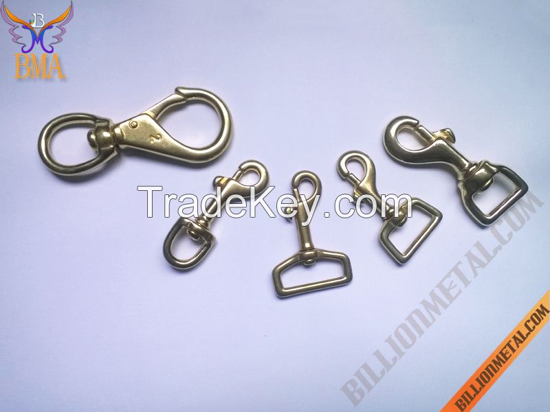 Solid Brass Harness Eye Trigger Snap Hook for Bag(HB5505-04)