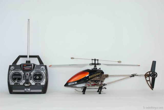 Single-propeller 3 Channel remote control aircraft with a gyroscope