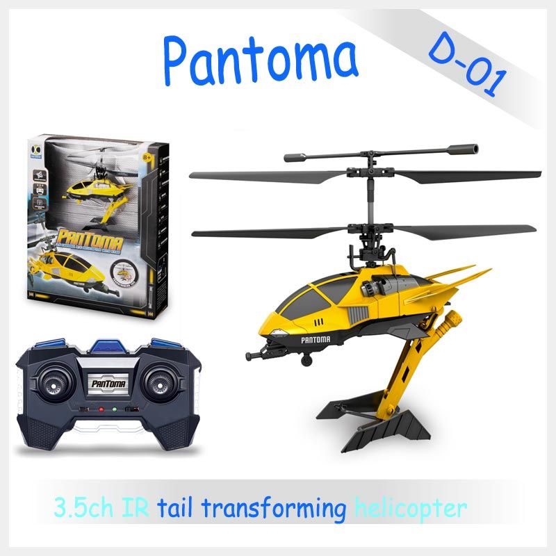 New Design D-01 3.5CH IR Pantoma Rc Helicopter With Tail Transformer