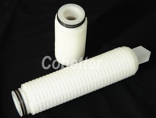 Pleated Polytetrafluoroethylene Membrane Filter Cartridges