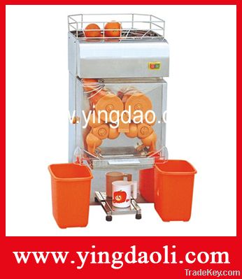Automatic commercial orange juice extractor