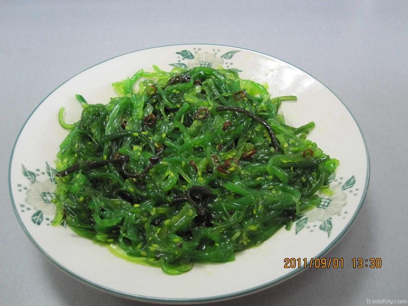 Frozen seasoned seaweed salad