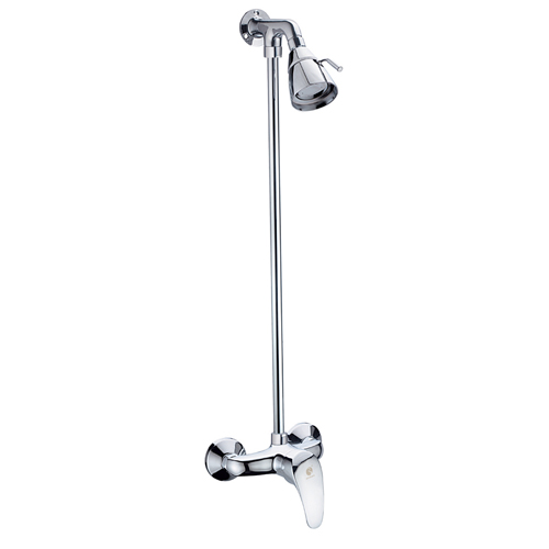 Single level copper shower mixer 24801