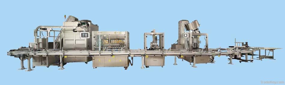 Fully automatic packaging line