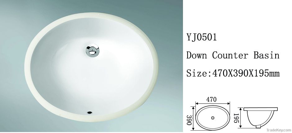 Down counter basin YJ0501