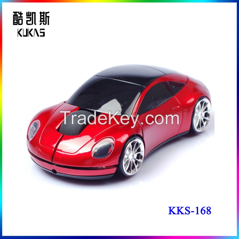 3D Car Mouse Design 2.4Ghz Car Shape Wireless Optical Mouse