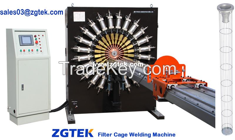 Filter bag cage welding machine