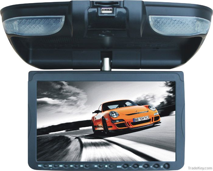 9 inch overhead car monitor with DVD