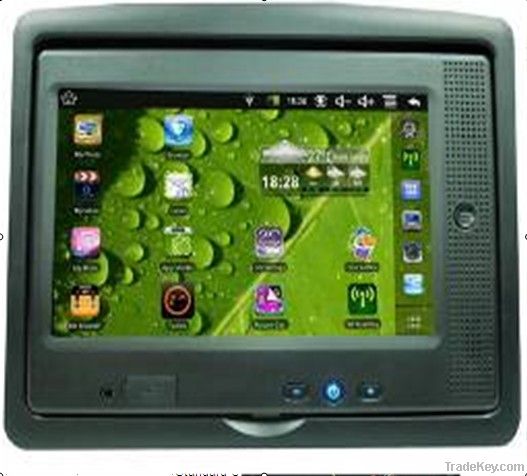 Tablet PC headrest for car
