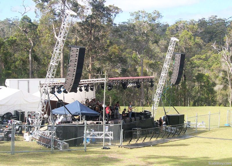 Speaker Truss, Movable aluminium truss, DJ lighting truss