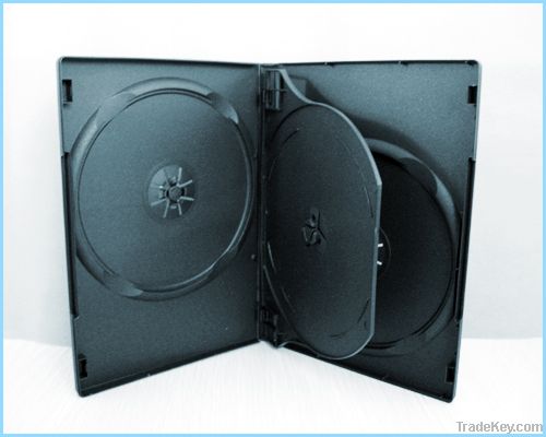 14mm 3Disc DVD case, Black &Clear