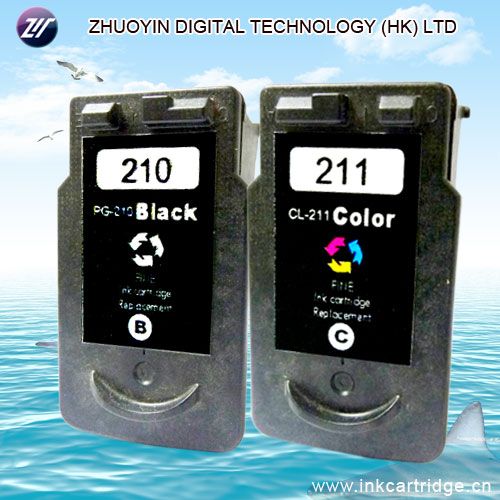 Hot seller ink cartridges for branded PG210/CL211