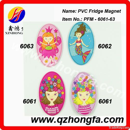 Soft PVC fridge magnet