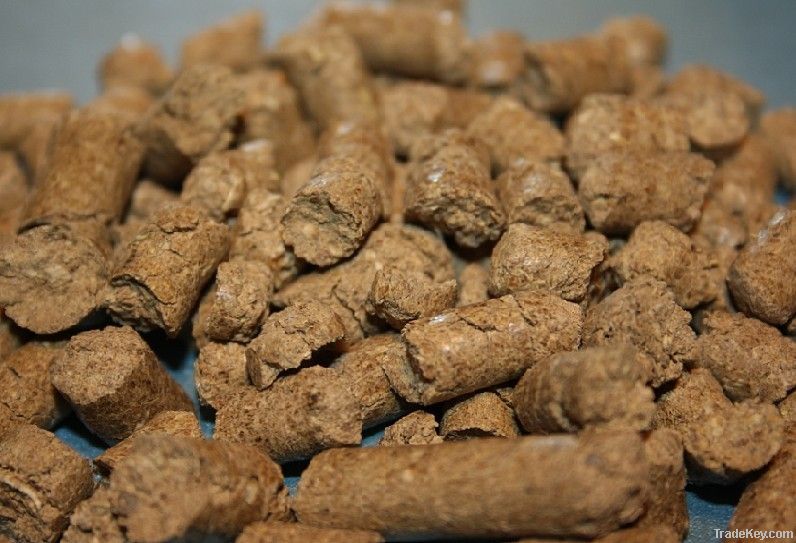 Peanut shell pellets