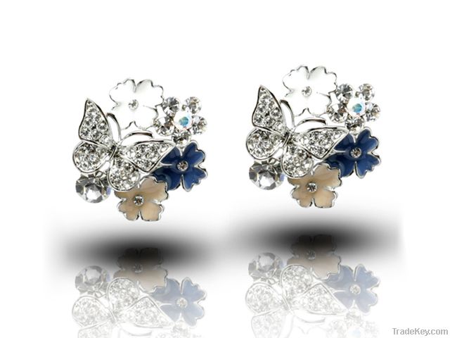 silver earring jewelry