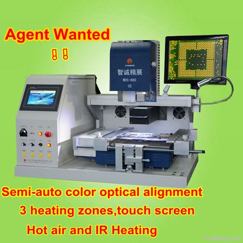 Semi-auto Color Optical Alignment BGA Repair Station