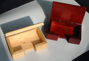 Wooden Business Card Box  Wooden name Card Box