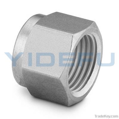 stainless steel nut cap hex nipple