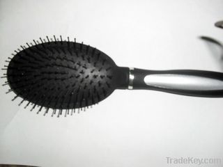 nylon pin rubber care hair brush-9551