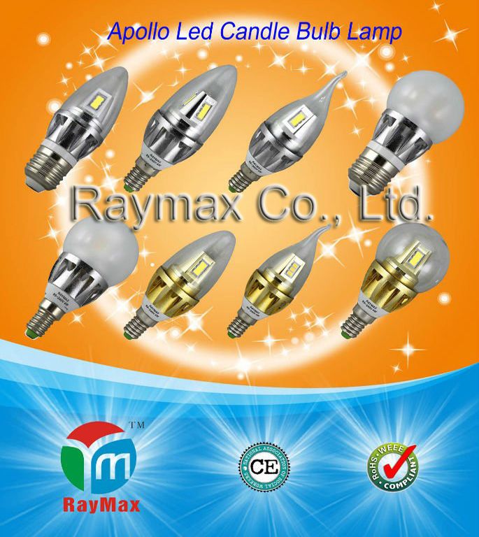 4w e14 dimmable led chandelier light bulb, led light bulb components,