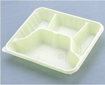 Take-out Plastic Box Four Compartment Lunch Box