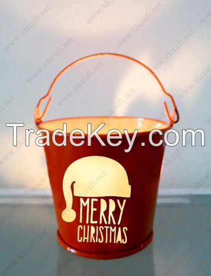 Mini candle holder-bucket