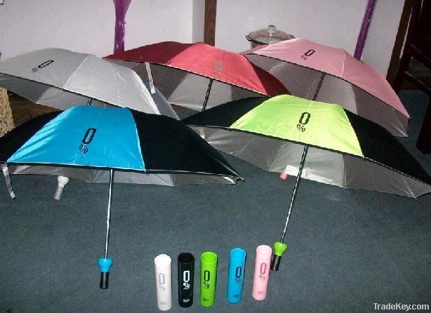 3 folding bottle promotion umbrella
