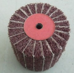 Non woven flap wheels with sand paper