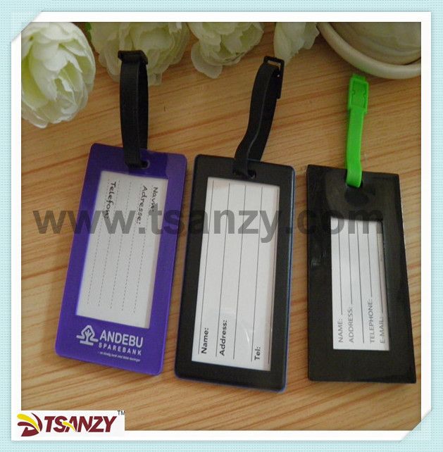 PVC luggage tags