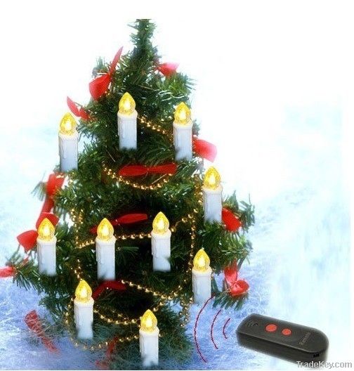 CE&ROHS prove Remote Control LED Wireless Christmas Candle
