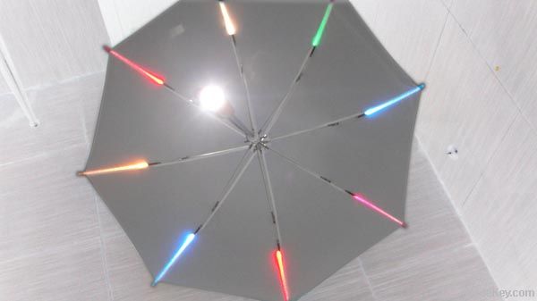 White LED Stright Umbrella