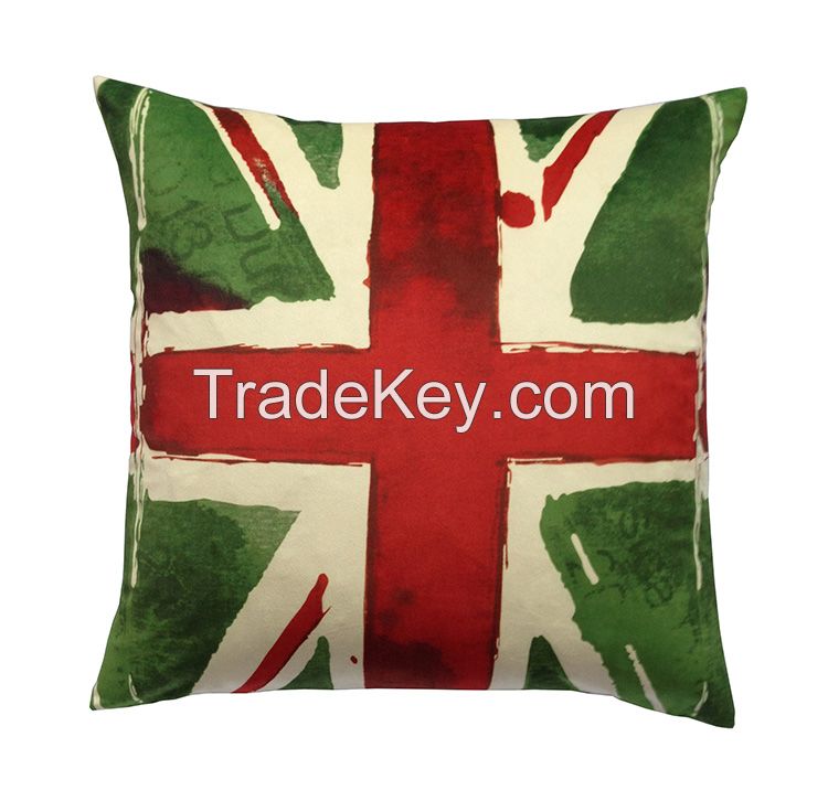 Holland velvet digital print decorative pillow cover for home and living bed room decoration
