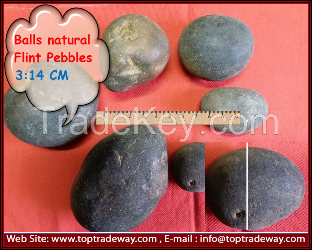 Natural Round Flint Pebbles