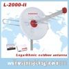 Logarithmic outdoor antenna