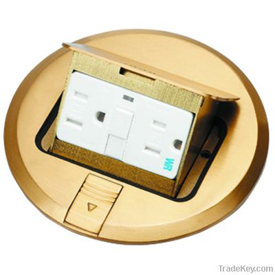 DCT-150/GBO Brass Pop up Round floor box