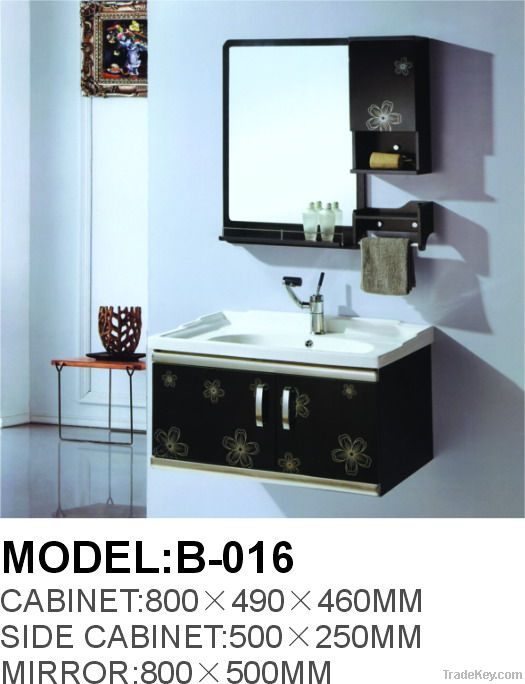 Stainess steel bathroom cabinet B-016