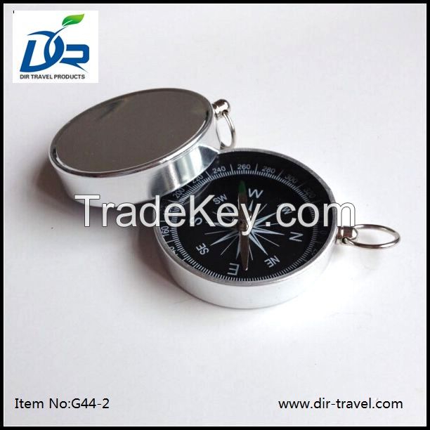 Metal Pocket Compass Keychain