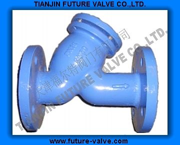 PN16 Cast Iron Flanged Y Strainer / Filter