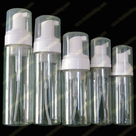 Cylinder PET Foaming Bottles for Cosmetics (50ml to 350ml)
