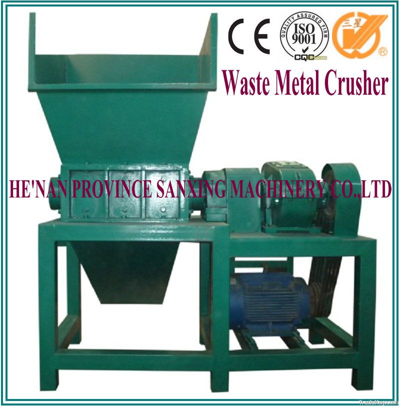 SX-800 High efficient metal crusher machine