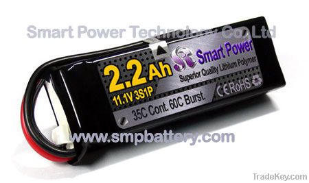 lipo battery 2200mah 11.1V 35C