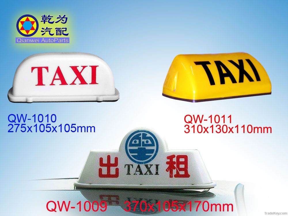 taxi dome, taxi dome light, taxi dome sign