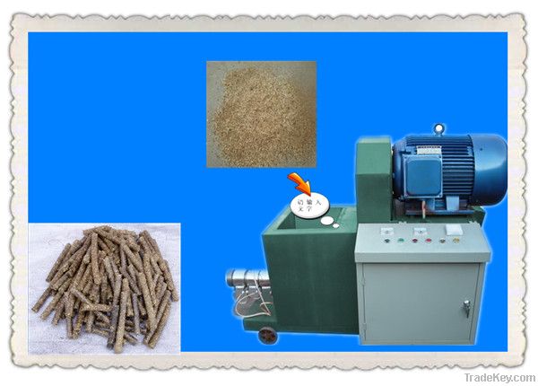 Charcoal briquette machine