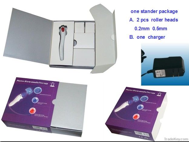 LED Photo Dermaroller Skin Care System