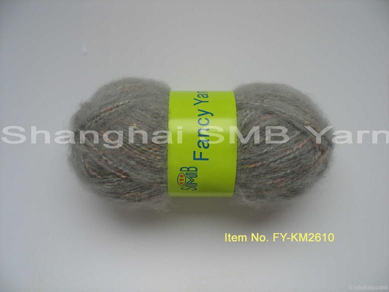 mohair yarn, hand knitting yarn, fancy yarn