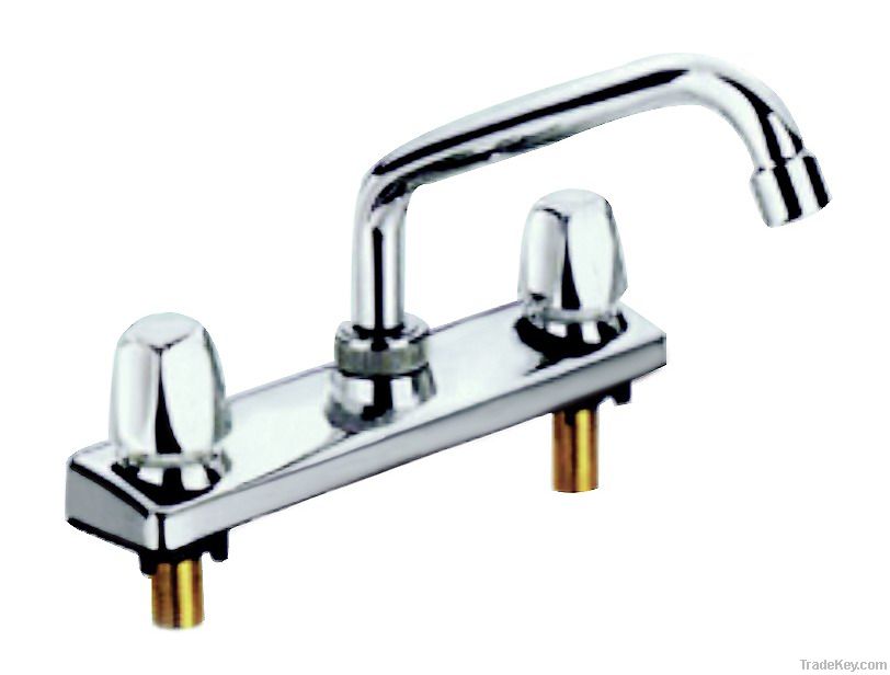double handle kitchen&basin faucet