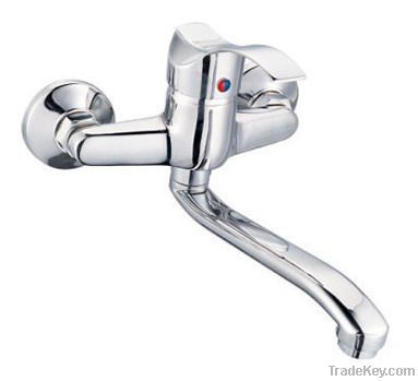 wall-mounted kitchen faucet